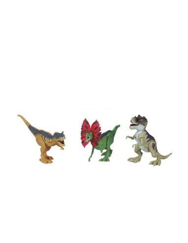 Set of Dinosaurs Sound Lights 3 Pieces