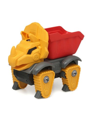 Camion Dinosaur Giallo 26 x 21 cm