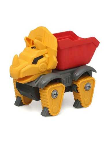 Lorry Dinosaur Yellow 26 x 21 cm