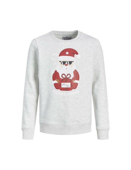 Felpa senza Cappuccio Bambino Jack & Jones 12222091 Bianco