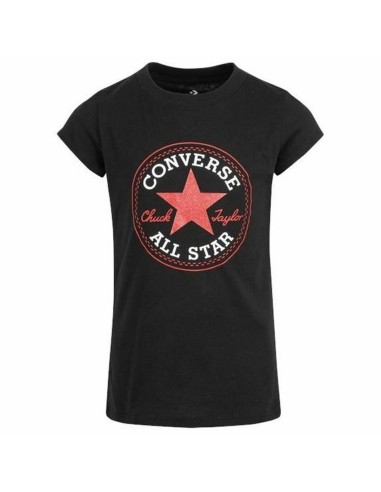 T shirt à manches courtes Enfant Converse Timeless Patch Noir