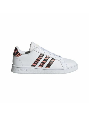 Sports Shoes for Kids Adidas Grand Court Print White