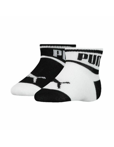 Chaussettes de Sport Puma Baby Wording 2 Unités Noir