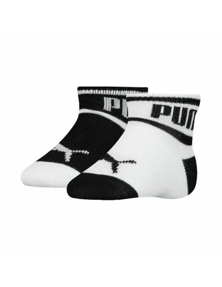 Sportsocken Puma Baby Wording 2 Stück Schwarz