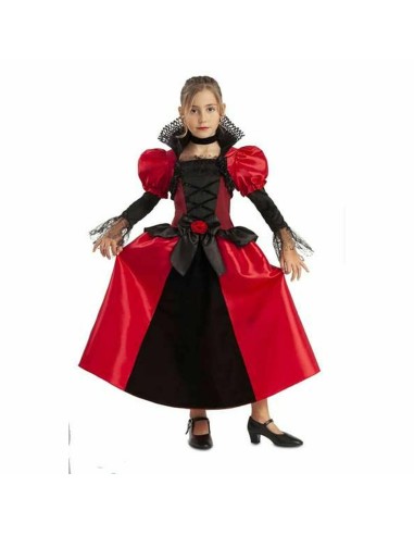 Verkleidung für Kinder My Other Me Gotische Vampirin Rot 12 (2 Stücke)