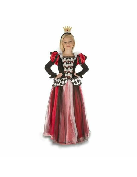 Costume per Bambini Nero/Rosso Regina di Cuori