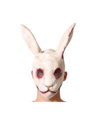 Maske Weißer Hase Halloween