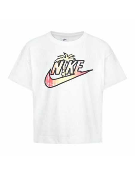 Kurzarm-T-Shirt für Kinder Nike Knit Weiß