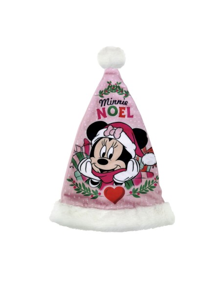 Bonnet de Père Noël Minnie Mouse Lucky Enfant 37 cm