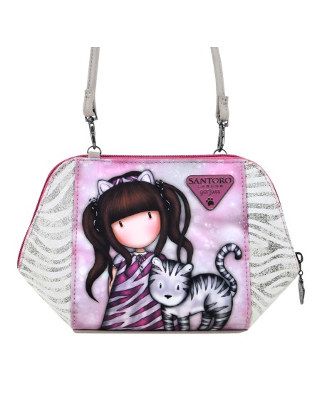 Borsa a Tracolla Gorjuss Ruby wild Grigio (26 x 15,5 x 9,5 cm)