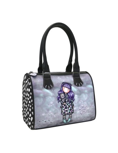 Hand bag Gorjuss Smitten kitten Black White (28 x 22 x 13 cm)