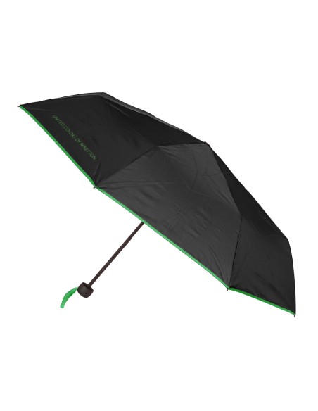 Faltbarer Regenschirm Benetton Schwarz (Ø 94 cm)