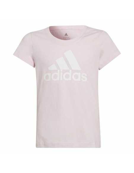 Child's Short Sleeve T-Shirt Adidas Pink