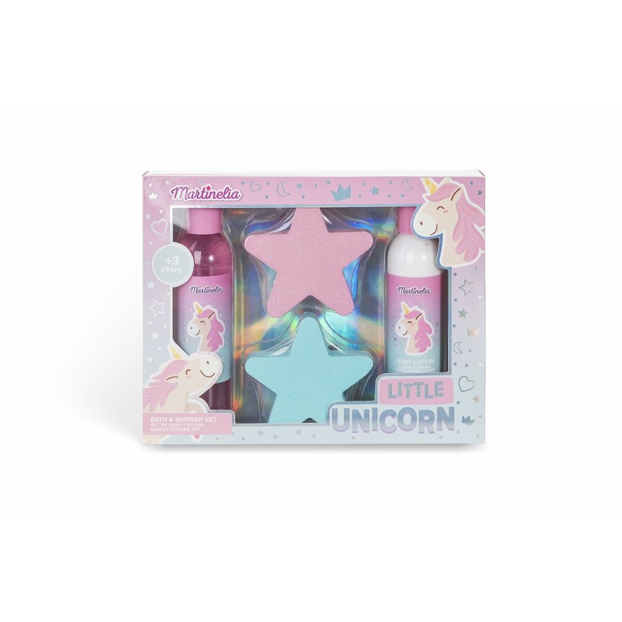 Ensemble de Bain Pour Bébé Martinelia Little Unicorn 4 Pièces