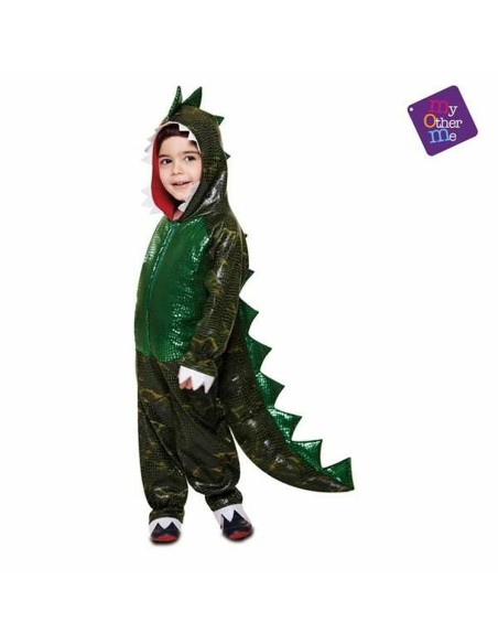 Costume for Children My Other Me T-Rex Green