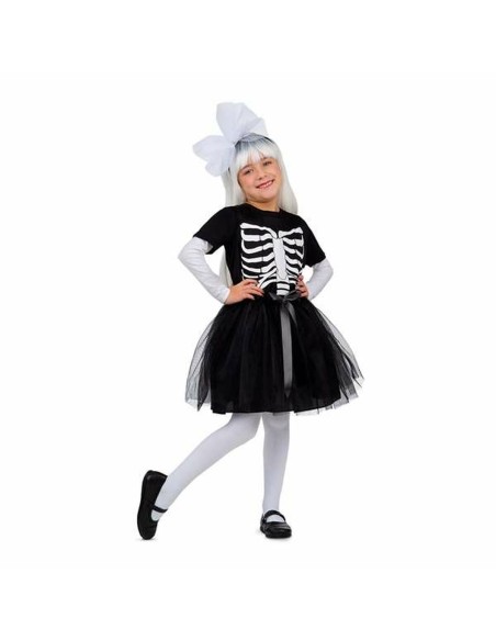 Costume per Bambini My Other Me Nero Scheletro L 10-12 Anni 11 (3 Pezzi)