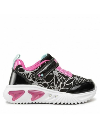 Sports Shoes for Kids Geox Assister Black