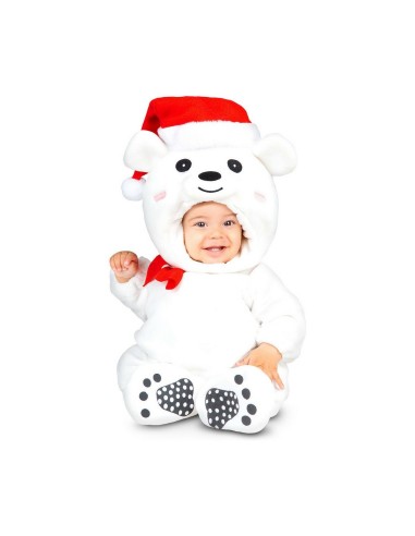 Costume for Babies My Other Me White Bear (3 Pieces)