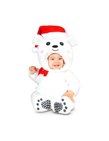 Costume for Babies My Other Me White Bear (3 Pieces)