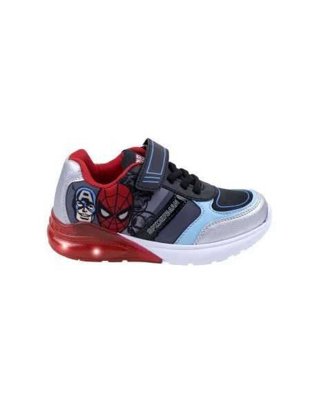 Turnschuhe mit LED The Avengers Blau Rot