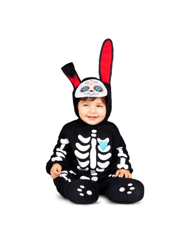 Costume for Babies My Other Me Rabbit Day of the dead (3 Pieces)