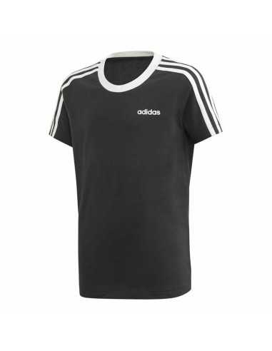 Maglia a Maniche Corte per Bambini Adidas YG BF Tee Nero