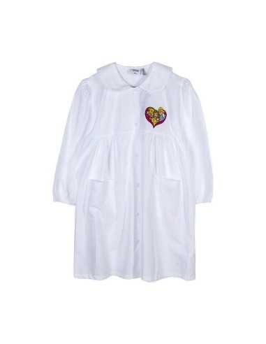 School Smock Princess White