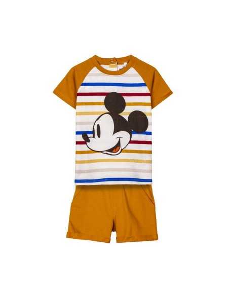 Set di Indumenti Mickey Mouse Senape Per bambini