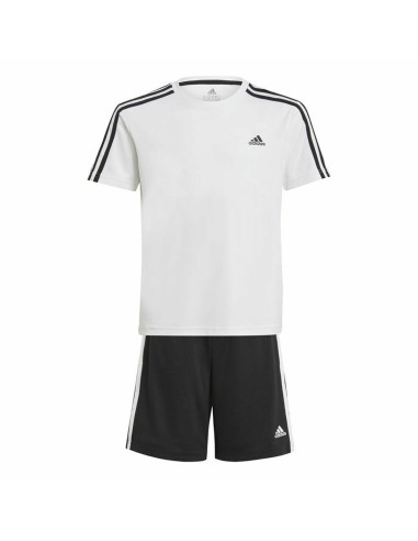 Completo Sportivo per Bambini Adidas Designed 2 Move Bianco