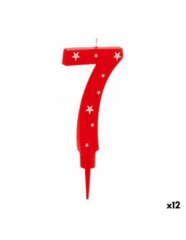 Candela Compleanno Numeri 7 (12 Unità)