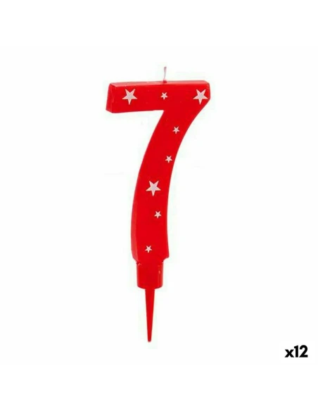 Candela Compleanno Numeri 7 (12 Unità)