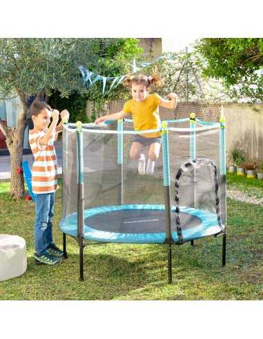 Kids Trampoline with Safety Enclosure Kidine InnovaGoods