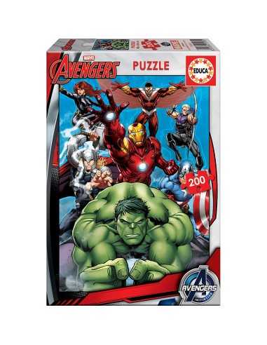 Puzzle The Avengers Super Heroes 200 Pezzi 40 x 28 cm 