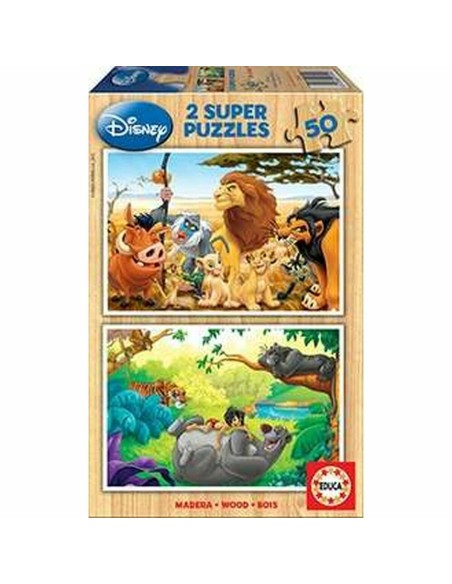 Puzzle Educa DISNEY 100 Pièces (2x50 cm)