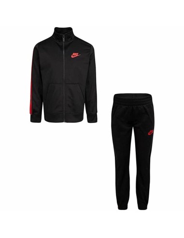 Kinder-Trainingsanzug Nike Tricot Logo Schwarz