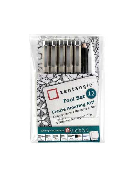 Drawing Set Talens Sakura Zentangle (12 Pieces)