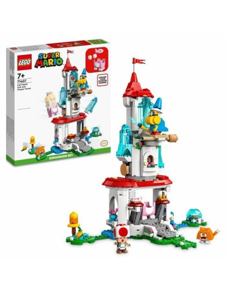 Set de construction Lego 71407 Super Mario The Frozen Tower and Peach Cat Costume