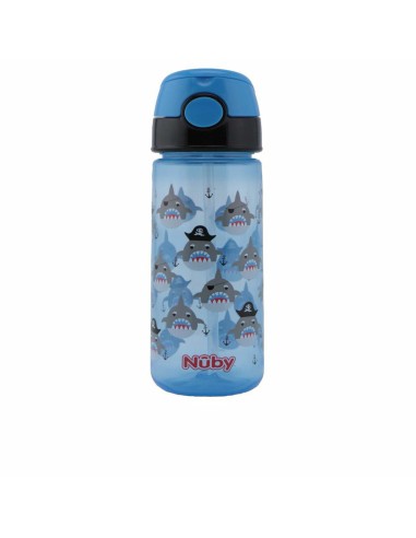 Training Glass Nûby Taza Shark 540 ml Blue