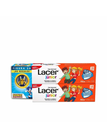 Dentifrice Lacer Junior 75 ml Fraise 2 Unités