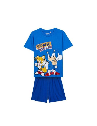 Pyjama Enfant Sonic Bleu foncé