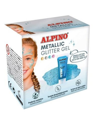 Trucco per Bambini Alpino Gel Porporina Azzurro