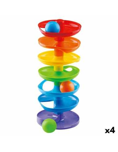 Weich-Spielzeugspirale PlayGo Rainbow 4 Stück 15 x 37 x 15,5 cm