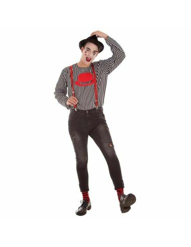 Costume for Adults Mime 4 Pieces