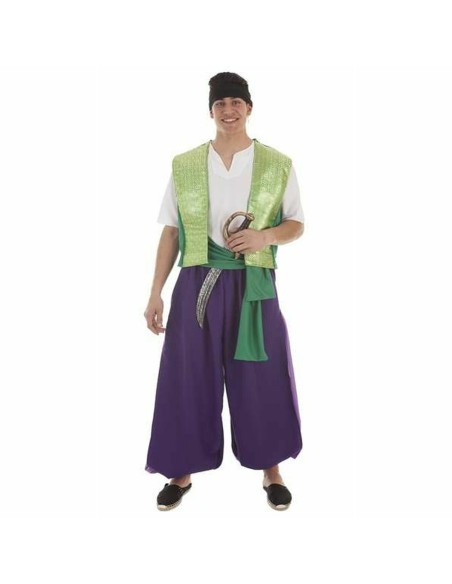 Costume for Adults Purple Aladdin 4 Pieces