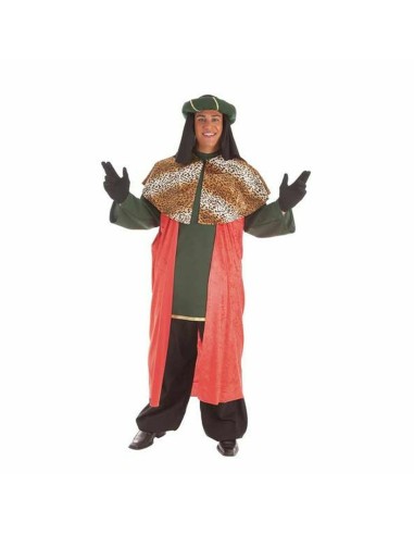 Costume for Adults Green Wizard King Balthasar 4 Pieces