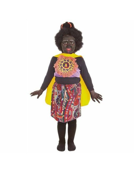 Costume for Children African Man Jungle (4 Pieces)