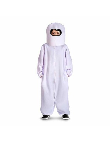 Costume per Bambini Among Us Impostor Bianco