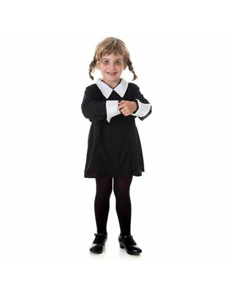 Costume for Children Wednesday Black 12 (1 Piece)