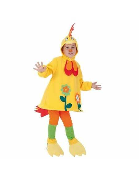 Costume per Bambini Crazy Gallina (4 Pezzi)