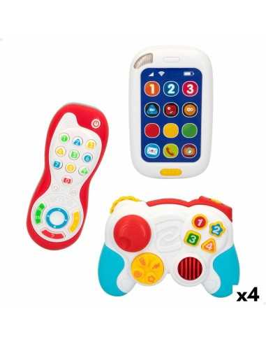 Ensemble de Jouets pour Bébés PlayGo 14,5 x 10,5 x 5,5 cm (4 Unités)